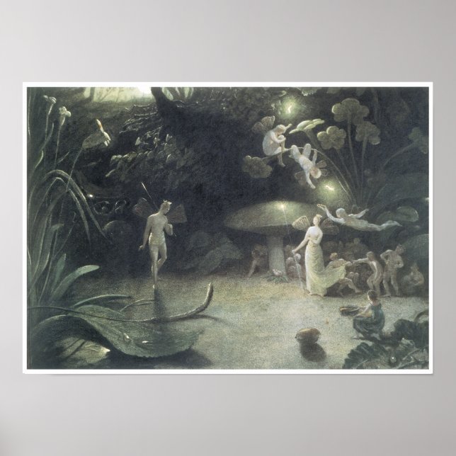 Scene from a Midsummer Night's Dream, 1832 Poster (Front)