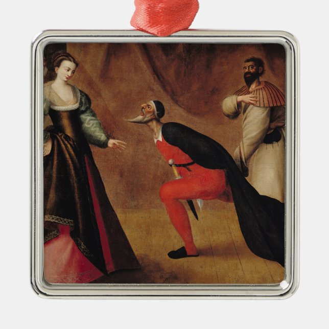 Scene from a Play Metal Ornament (Front)