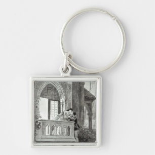 Scene from Act II of Romeo and Juliet Keychain