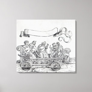 Scene from Maximilian's Triumphal Procession Canvas Print