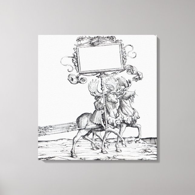 Scene from Maximilian's Triumphal Procession Canvas Print (Front)