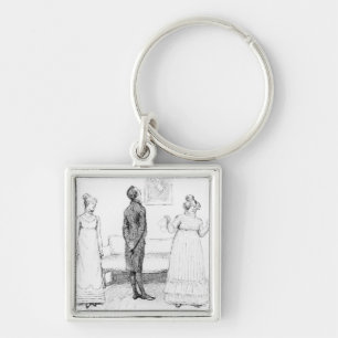 Scene from 'Pride and Prejudice' Keychain