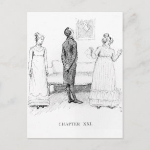 Scene from 'Pride and Prejudice' Postcard