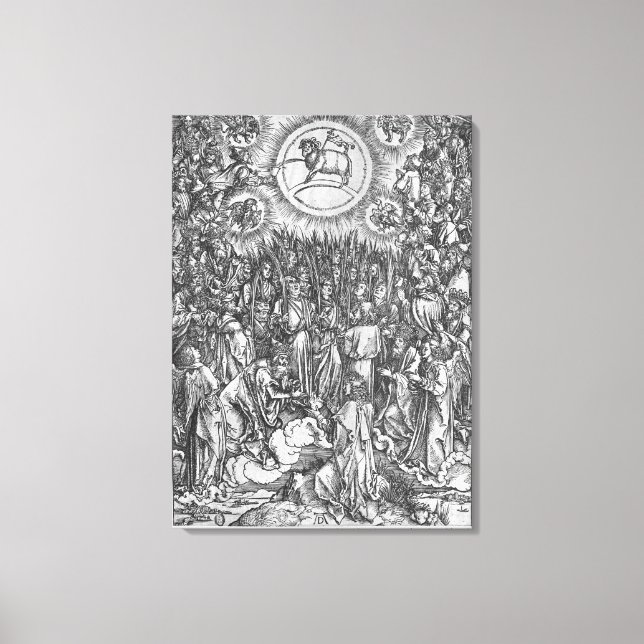 Scene from the Apocalypse, Adoration of the Canvas Print (Front)