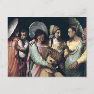 Scene from the Commedia dell'Arte, c.1765 Postcard