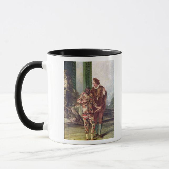 Scene from the Commedia dell'Arte Mug (Left)