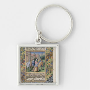 Scene from the 'Hours of Louis d'Orleans' Keychain