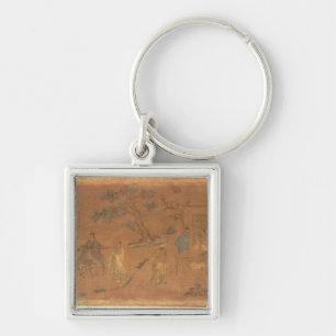 Scene from the life of Confucius Keychain