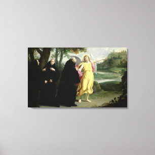 Scene from the Life of St. Benedict Canvas Print