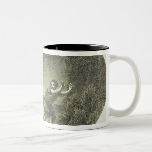 Scene from 'The Magic Flute' by Mozart Two-Tone Coffee Mug (Right)