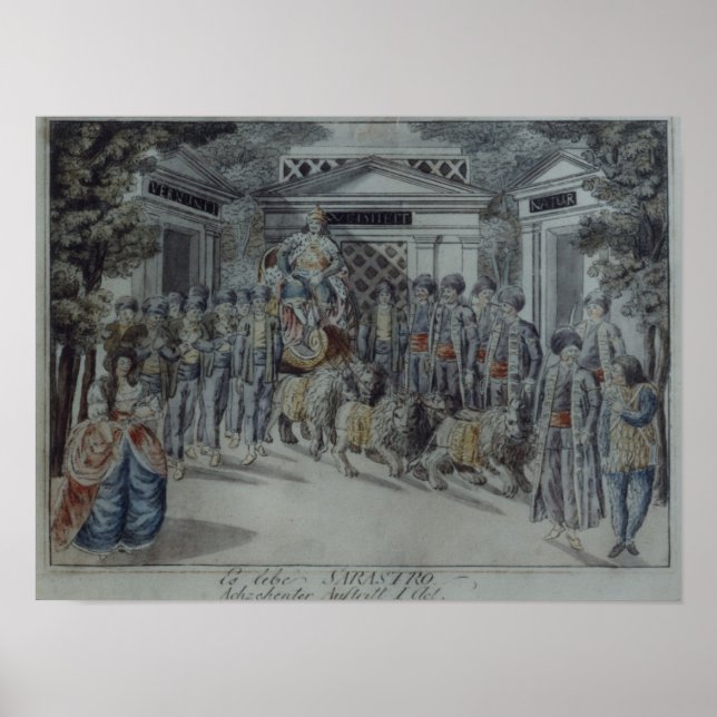 Scene from 'The Magic Flute' Poster (Front)