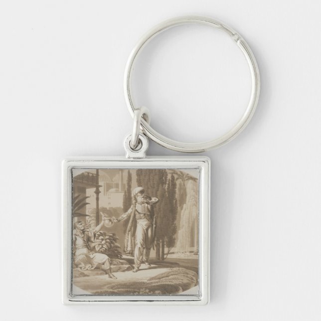 Scene from 'The Marriage of Figaro' Keychain (Front)