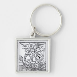 Scene from 'The Navigation of St. Brendan' Keychain