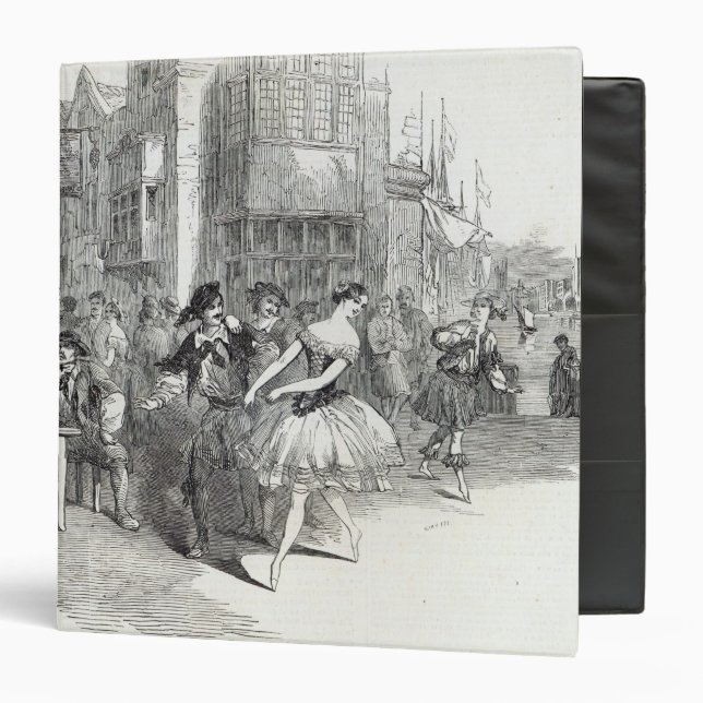 Scene from the new Ballet of 'The Wags of Binder (Front/Inside)