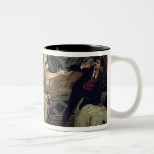 Scene from the opera 'Pagliacci' Two-Tone Coffee Mug