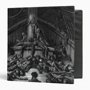 Scene from 'The Rime of the Ancient Mariner' 3 Binder