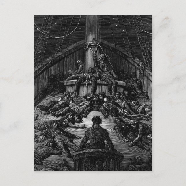 Scene from 'The Rime of the Ancient Mariner' 3 Postcard (Front)