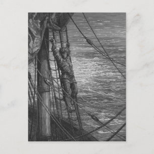 Scene from 'The Rime of the Ancient Mariner' Postcard