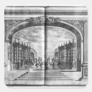 Scene from 'The Shepherd's Oracles' Square Sticker