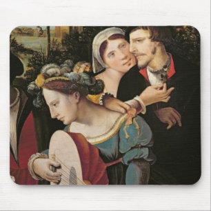 Scene Galante at the Gates of Paris Mouse Pad