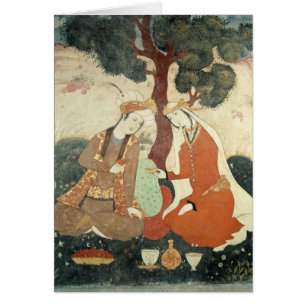 Scene galante from the era of Shah Abbas I