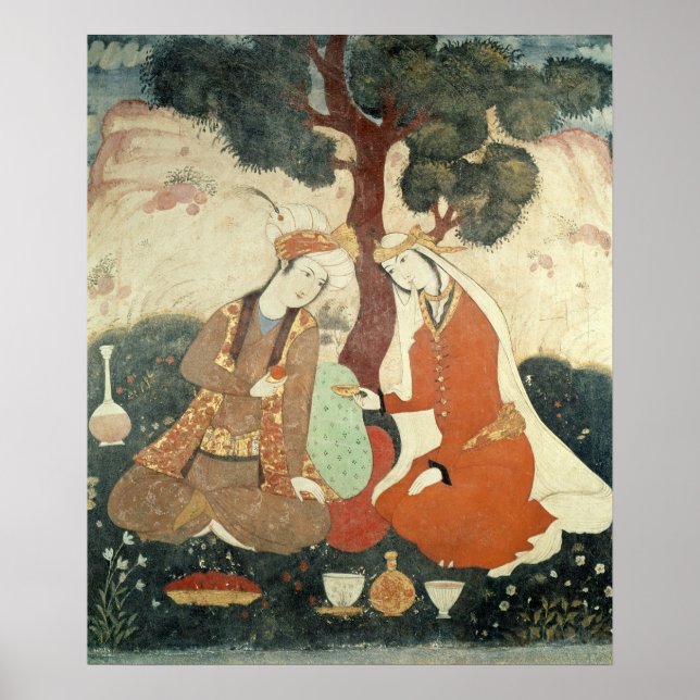 Scene galante from the era of Shah Abbas I Poster (Front)