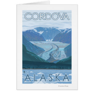 Scène glaciaire - Cordova, Alaska