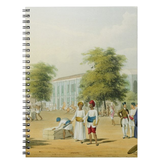 Scene in Bombay, from Volume I of 'Scenery, Costum Notebook (Front)