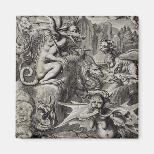 Scene of Hell, illustration from Book 1 Part 3 Cha Magnet