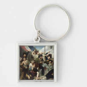 Scene of the 1830 Revolution Keychain