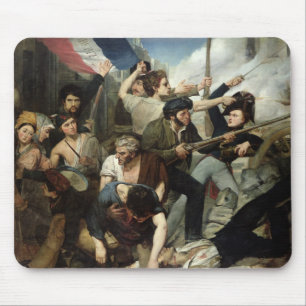 Scene of the 1830 Revolution Mouse Pad