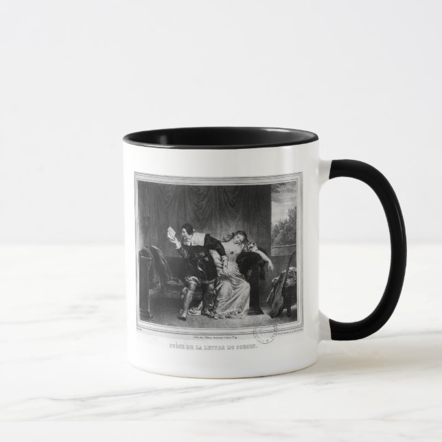 Scene of the cousin's letter mug (Right)
