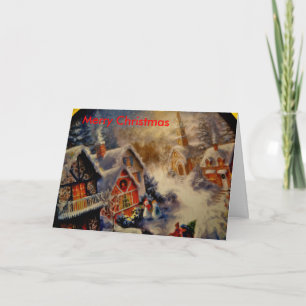 scene_Painting, Merry Christmas Holiday Card