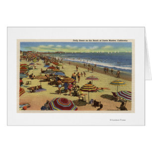 Scène quotidienne sur la plage