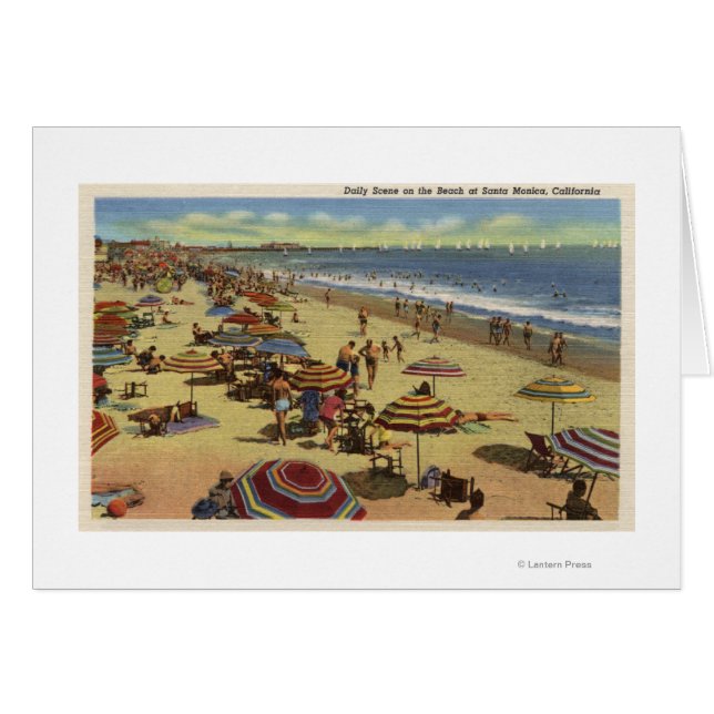 Scène quotidienne sur la plage (Devant horizontal)