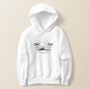Scène Tropical Sunset Beach - Sweat - shirts à cap