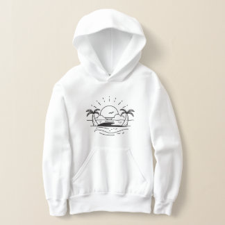 Scène Tropical Sunset Beach - Sweat - shirts à cap