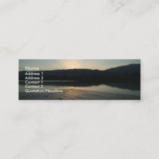 scenery2 - skinny mini business card
