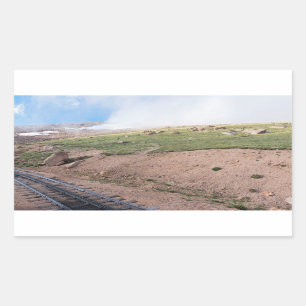 Scenery Along Historic Cog Railway Sticker
