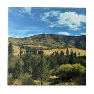 Scenery by the Snake River, Oregon Tile