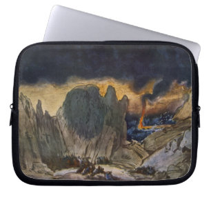 Scenery design from Phedre, 1917 (colour litho) Laptop Sleeve