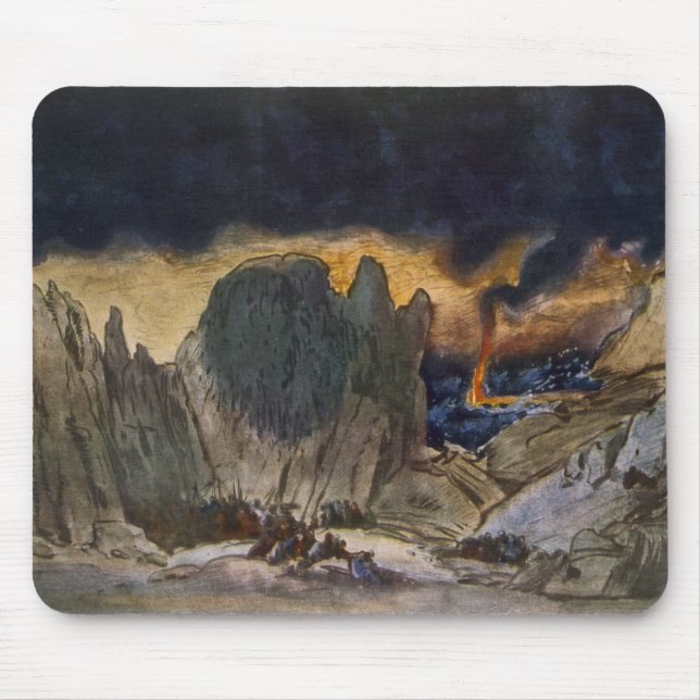 Scenery design from Phedre, 1917 (colour litho) Mouse Pad (Front)