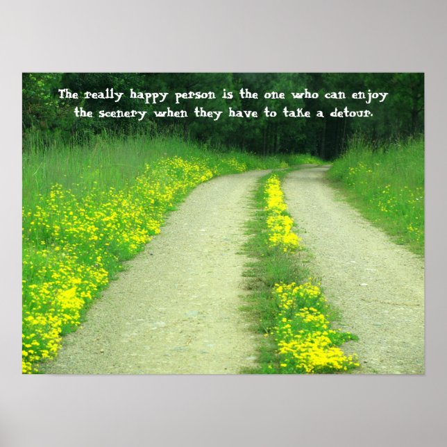 Scenery on a Detour Poster (Front)