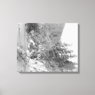 Scenery on the Deadwood Road to Sturgis Canvas Print