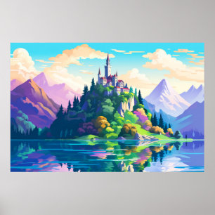 Scenery Panoramic Architecture Landscape Nature Poster