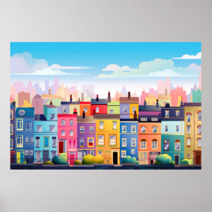 Scenery Panoramic Architecture Landscape Nature Poster