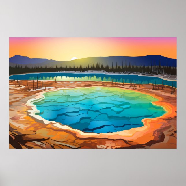 Scenery Panoramic Landscape Nature Poster (Front)