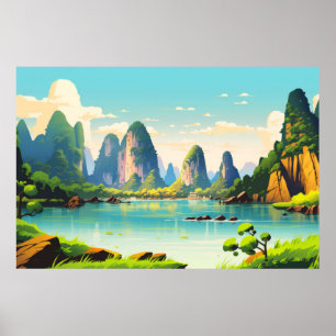 Scenery Panoramic Landscape Nature Poster
