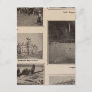 Scenes Aberdeen, Washington Postcard