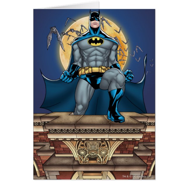 Scènes Batman - Vue avant de la lune (Devant)
